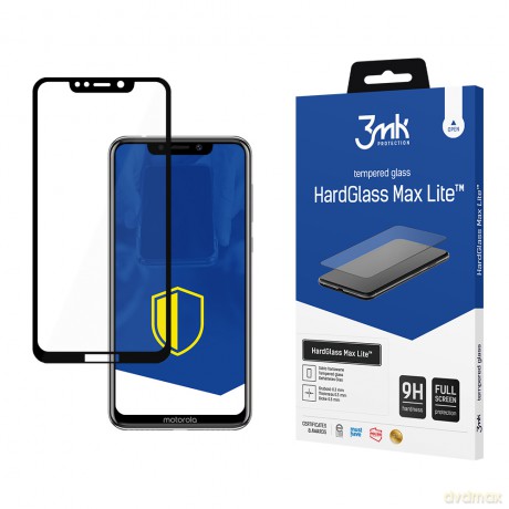 Motorola P30 Black - 3mk szkło hybrydowe