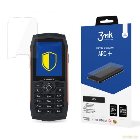 MyPhone Hammer 3/3 Plus - 3mk ARC+ folia ochronna