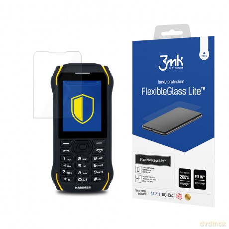MyPhone Hammer Delta - 3mk szkło hybrydowe