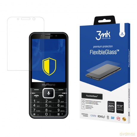 MyPhone Up - 3mk szkło hybrydowe