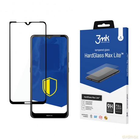 Nokia 1.4/2.4 Black - 3mk szkło hybrydowe