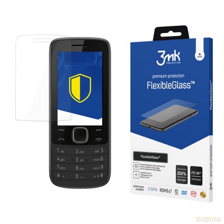 Nokia 225 - 3mk szkło hybrydowe