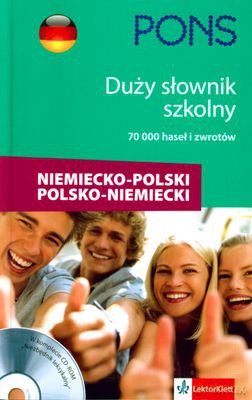 Duży Słownik Szkolny Niemiecko-Polski Polsko-Niemiecki (twarda) [KSIĄŻKA]+[CD]