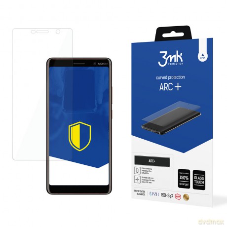 Nokia 7 Plus - 3mk ARC+ folia ochronna
