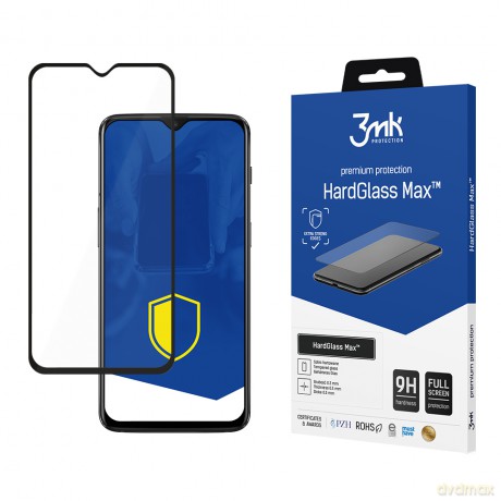OnePlus 6T Black - 3mk Max szkło hybrydowe