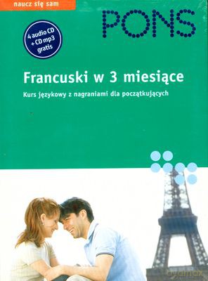 Francuski W 3 Miesiące Kurs Językowy Dla Początkujących (twarda) [KSIĄŻKA]+[5CD]5[CD]