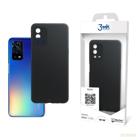 Oppo A55 4G - 3mk Matt Case black