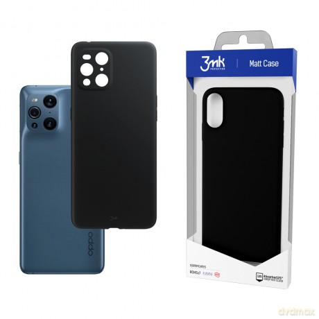 Oppo Find X3 5G - 3mk Matt Case black