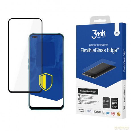 Oppo Reno 4 Pro/ 4 Pro 5G BL - 3mk Edge szkło hybrydowe