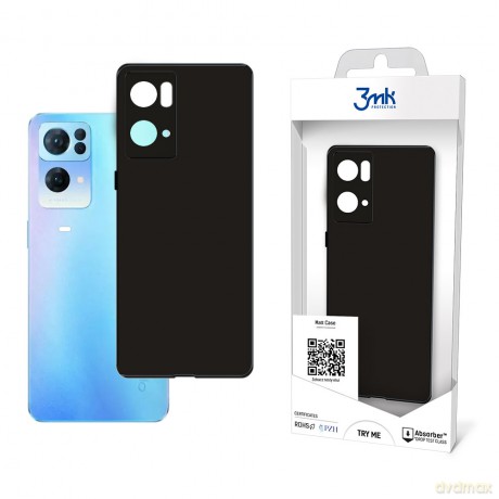 Oppo Reno 7 Pro 5G - 3mk Matt Case black