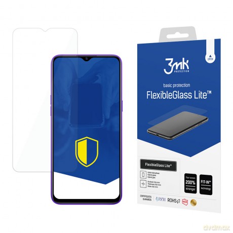 Realme 5 - 3mk szkło hybrydowe