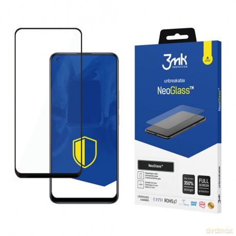 Realme 8 4G Black - 3mk NeoGlass szkło hartowane