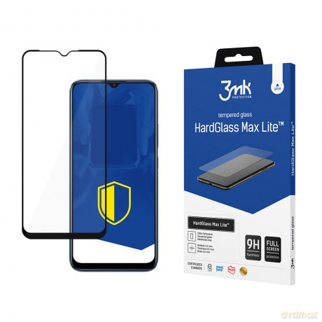Realme C20 Black - 3mk szkło hybrydowe