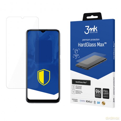 Realme C20A Black - 3mk Max szkło hybrydowe
