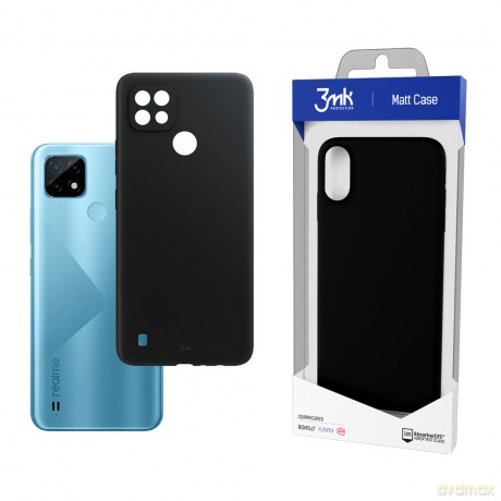 Realme C21 - 3mk Matt Case black