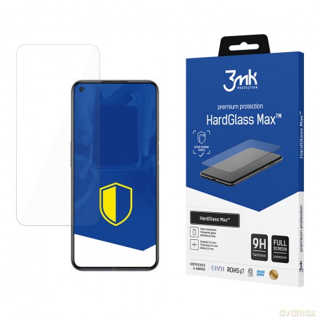 Realme Q3 Pro 5G Black - 3mk Max szkło hybrydowe