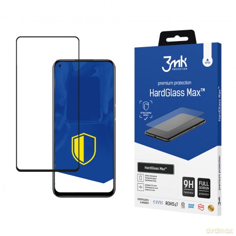 Realme Q3i 5G Black - 3mk Max szkło hybrydowe