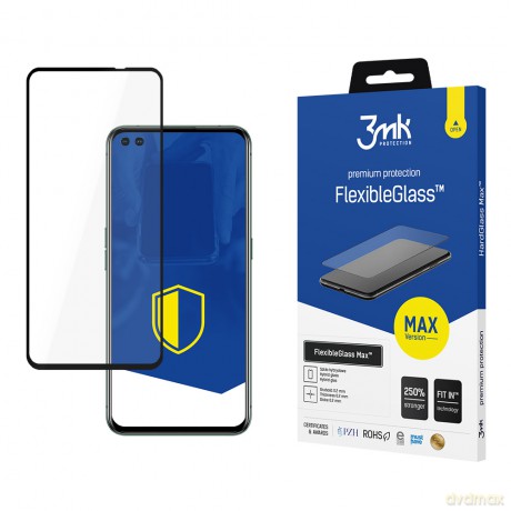 Realme X50 Pro 5G Black - 3mk Max szkło hybrydowe