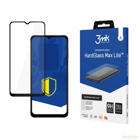 Samsung Galaxy A02 Black - 3mk szkło hybrydowe