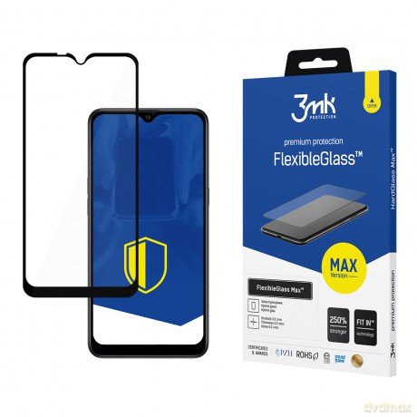 Samsung Galaxy A10s Black - 3mk Max szkło hybrydowe