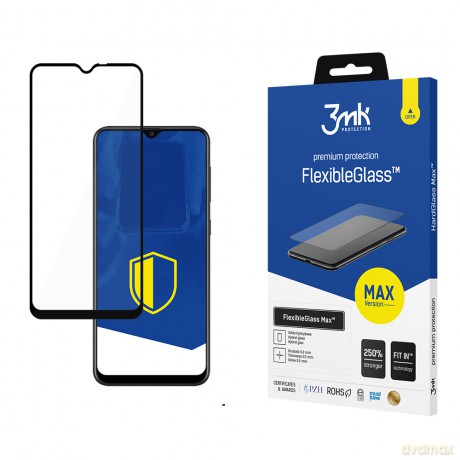 Samsung Galaxy A20s Black - 3mk Max szkło hybrydowe