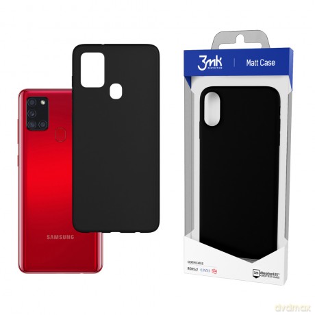 Samsung Galaxy A21s - 3mk Matt Case black
