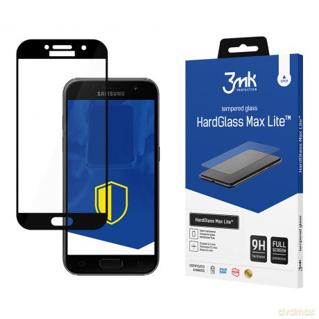 Samsung Galaxy A3 2017 Black - 3mk szkło hartowane