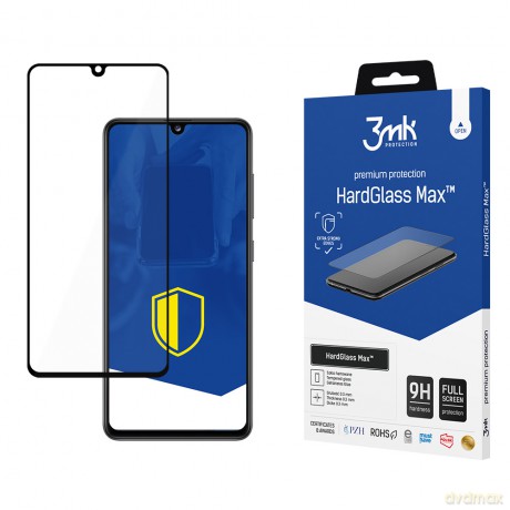 Samsung Galaxy A41 black - 3mk Max szkło hybrydowe