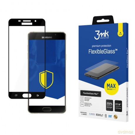 Samsung Galaxy A5 2016 Black - 3mk Max szkło hybrydowe
