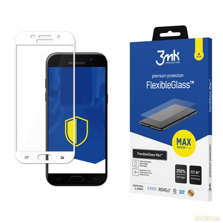 Samsung Galaxy A5 2017 White - 3mk Max szkło hybrydowe