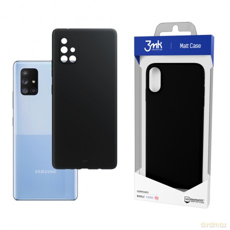 Samsung Galaxy A71 5G - 3mk Matt Case black