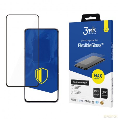 Samsung Galaxy A80 Black - 3mk Max szkło hybrydowe