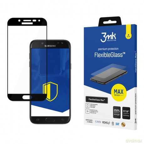 Samsung Galaxy J5 2017 Black - 3mk Max szkło hybrydowe