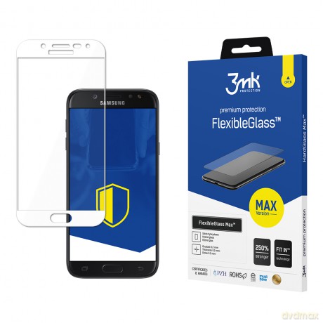 Samsung Galaxy J5 2017 White - 3mk Max szkło hybrydowe