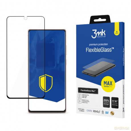 Samsung Galaxy Note20 5G Black - 3mk Max szkło hybrydowe
