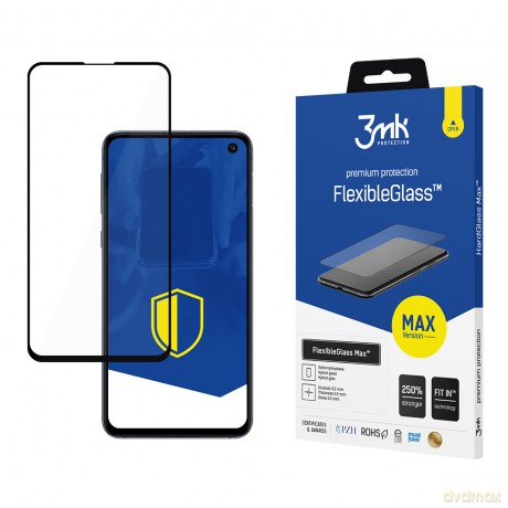 Samsung Galaxy S10e Black - 3mk Max szkło hybrydowe