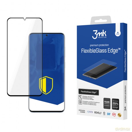 Samsung Galaxy S20 5G Black - 3mk Edge szkło hybrydowe