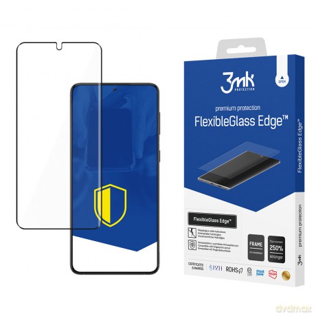 Samsung Galaxy S21 Ultra 5G Black - 3mk Edge szkło hybrydowe