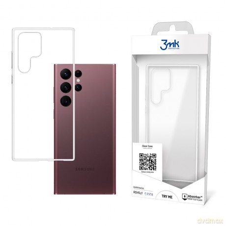 Etui do Samsung Galaxy S22 Ultra - 3mk Clear Case
