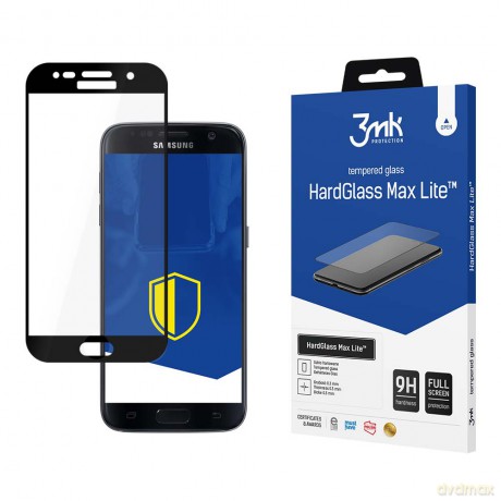 Samsung Galaxy S7 Black - 3mk szkło hybrydowe
