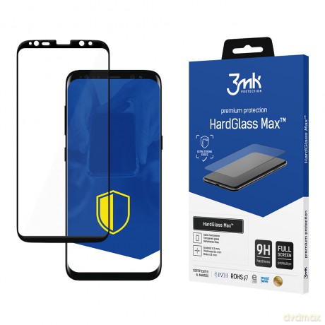Samsung Galaxy S8/S9 BL - 3mk Max szkło hybrydowe