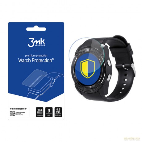 Smartwatch V8 - 3mk folia ochronna