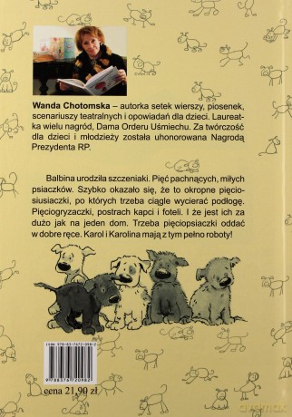 Pięciopsiaczki (twarda) Wyd.V - Wanda Chotomska [KSIĄŻKA]