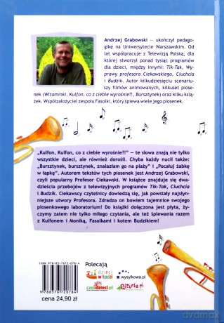 Kulfon Co Z Ciebie Wyrośnie Przeboje Profesora Ciekawskiego (twarda) - Andrzej Marek Grabowski [KSIĄŻKA]+[CD]