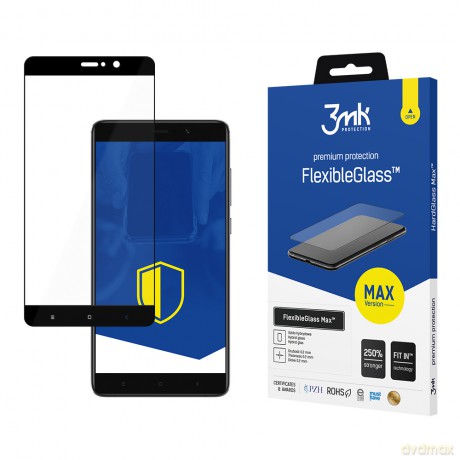 Xiaomi Mi 5s Plus Black - 3mk Max szkło hybrydowe