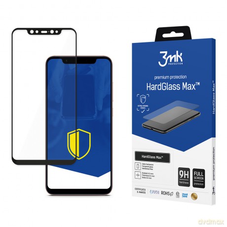 Xiaomi Mi8 Global Black - 3mk Max szkło hybrydowe