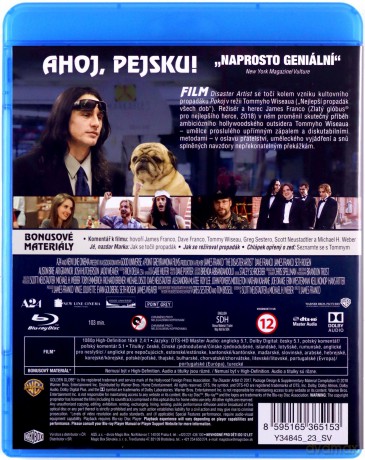 The Disaster Artist (Artysta do bólu) [Blu-Ray]
