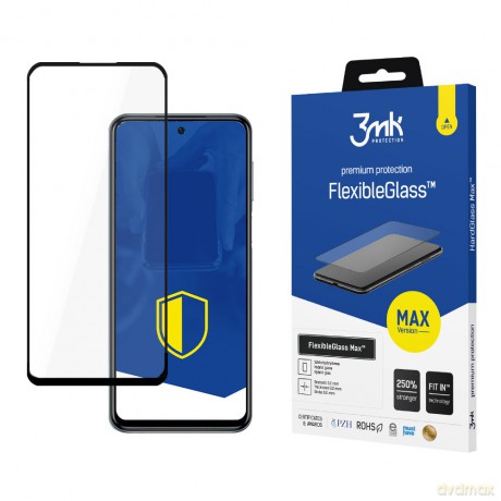Xiaomi Redmi Note 10 4G/10s Black - 3mk Max szkło hybrydowe