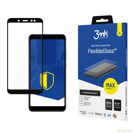 Xiaomi Redmi Note 5 AI Black - 3mk Max szkło hybrydowe