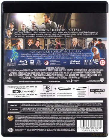 Fantastyczne zwierzęta: Zbrodnie Grindelwalda [Blu-Ray 4K]+[Blu-Ray]